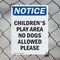 Signmission Children'S Play Area No Dogs Allowed, 7 in W x Rectangle, Plastic OS-2PACK-NS-P-710-V-10588 - alternate 8